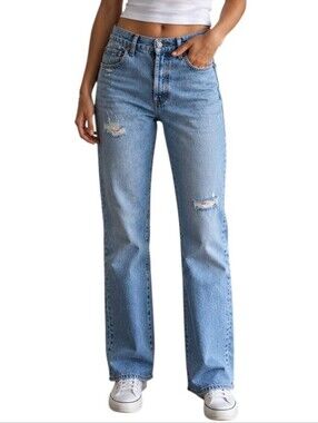 Vintage Levis 501 Jeans Women 30 Distressed Straight Leg 90s Heritage